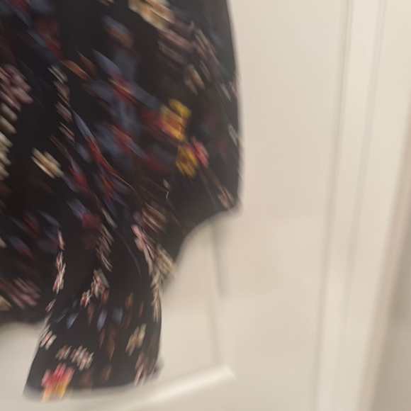 Reiss Black Floral Long Sleeve Button Shirt - Picture 6 of 9